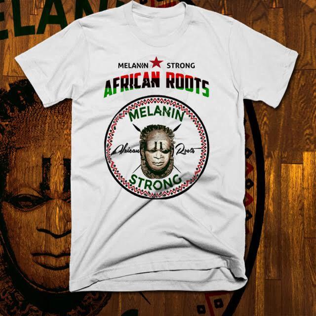 African Mask T-Shirt Black History Month Melanated Ankh Wakanda Pride Cotton tee M