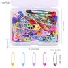 Colorful Metal Safety Pins for Jewelry and Clothing