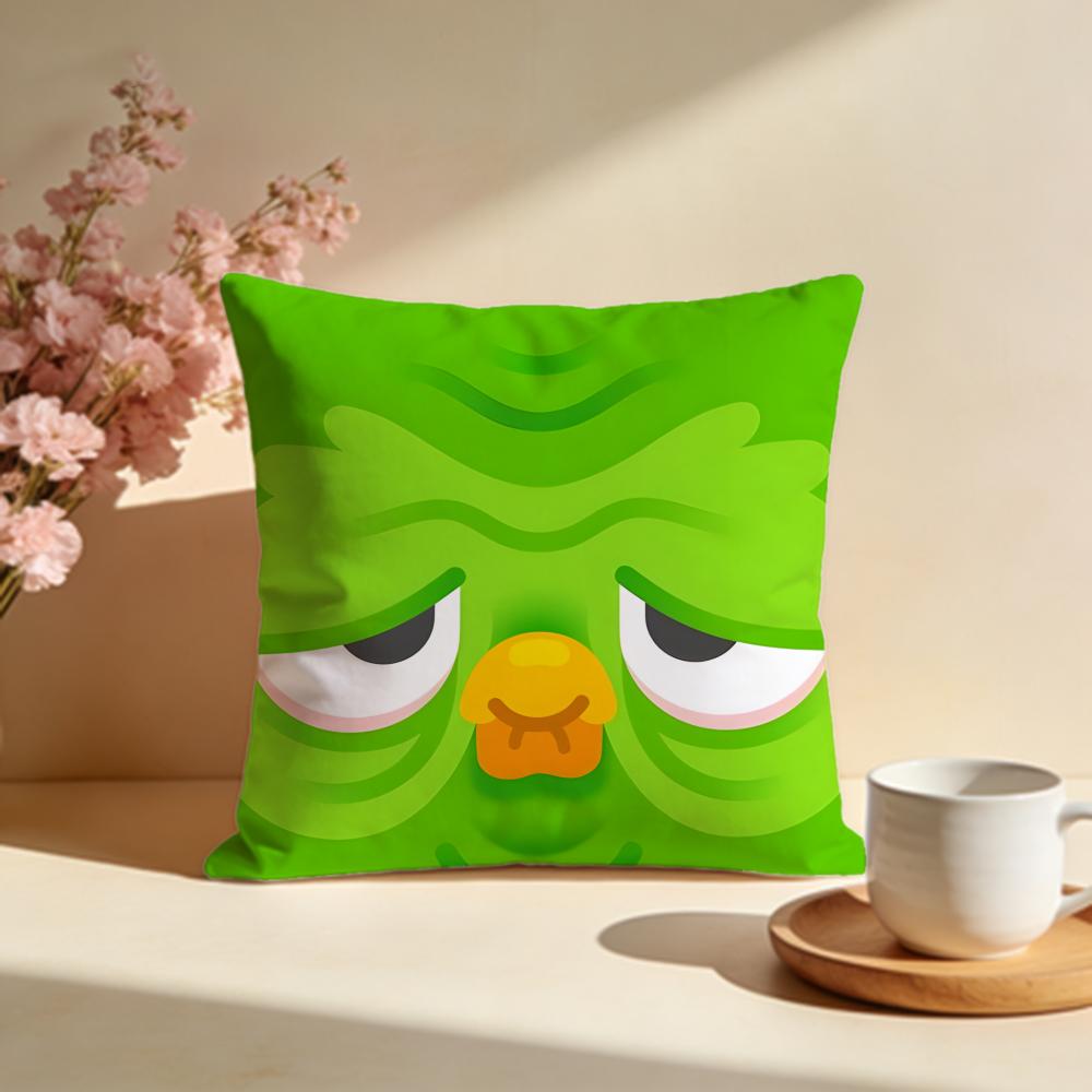 Fashion DDuolingoful Cushion Cover Stylish Washable Pillow Cover Ideal for Couch Bedroom Car Decoration