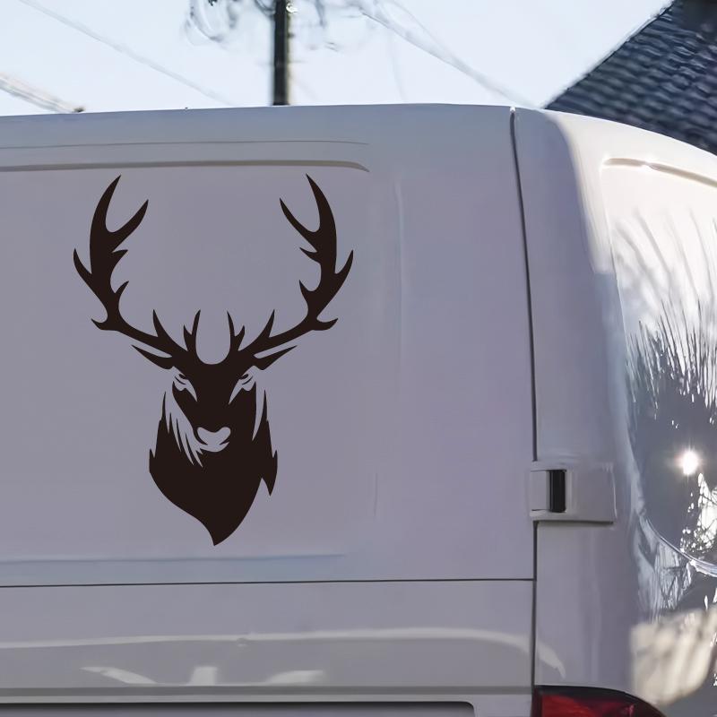 Jungle Deer Head Decals & Bumper Creative&funny Stickers for Cartoon Fans&lover,high Quality for Car Trucks Motorcycles & Laptop