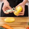 2/3Pcs Stainless Steel Peeler Set, Versatile Kitchen Tools with Protective Case for Fruit & Vegetable Peeling