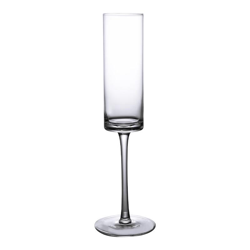 Set med champagne- och vinglas med fot (10-pack)