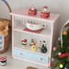 Ins Wooden Display Double-layer Desktop Storage Cabinet Doll Storage Box Multi-function Perfume Cosmetics Ornaments Storage Rack