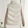 Women's Autumn Winter Down Vest Korean Style Loose Gilet Waistcoat Outer Wear