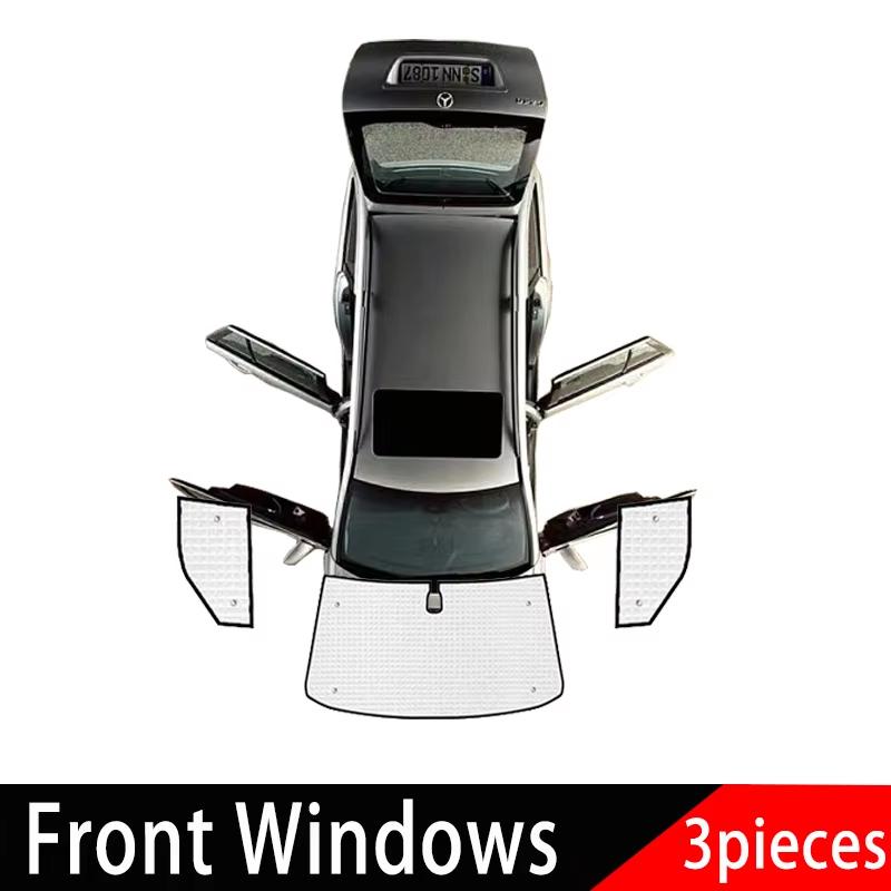 For Volkswagen VW Transporter Caravelle Multivan Doubleback T5 SWB 2003~2015 Sun Visors Car Full Sunshade Window Car Accessories