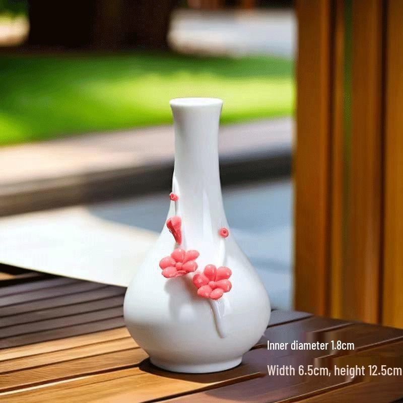 Hand-Pinched Ceramic Vase: Travel Souvenir & Home/Office Decor