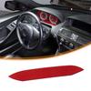 Red Soft Carbon Trument Lower Trim Sticker For BMW 6 Series E63 E64 2004-10