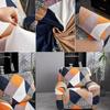 4PCS/set Milk Silk Stretch Recliner Sofa Covers Printed Elastic Armchair Chair Slipcovers for Living Room Furniture Protector