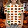 Kids Halloween Short Sleeve T-Shirt for Boys and Girls