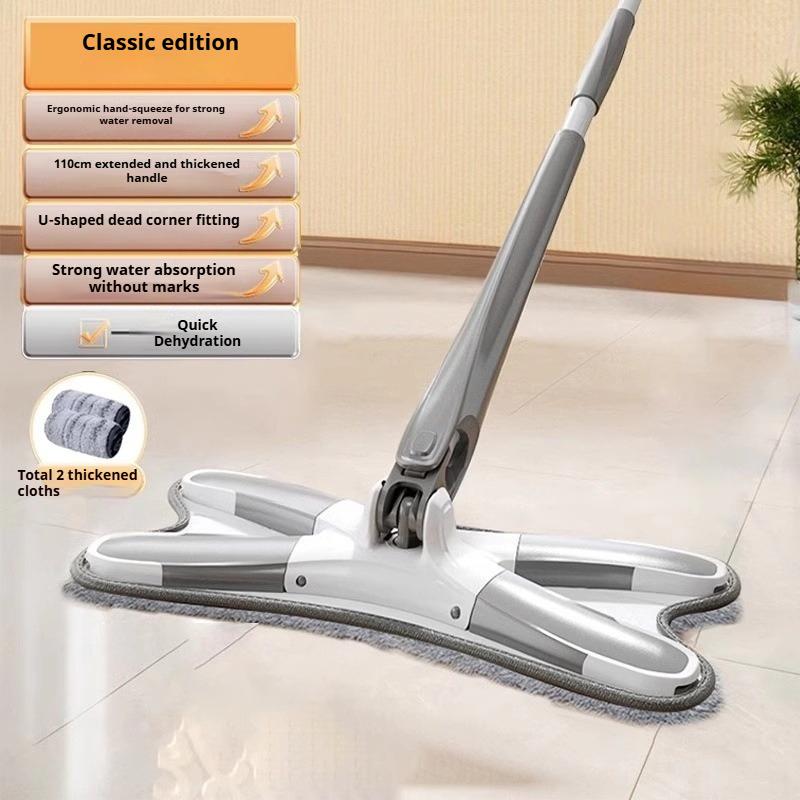 Hands-Free Butterfly Mop : New Flat Mop for Effortless Cleaning