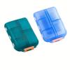 10 Compartments Travel Pill Organizer Pocket Portable Pill Storage Box Case Daily Pill Container or Purse Fish Oil Medicine