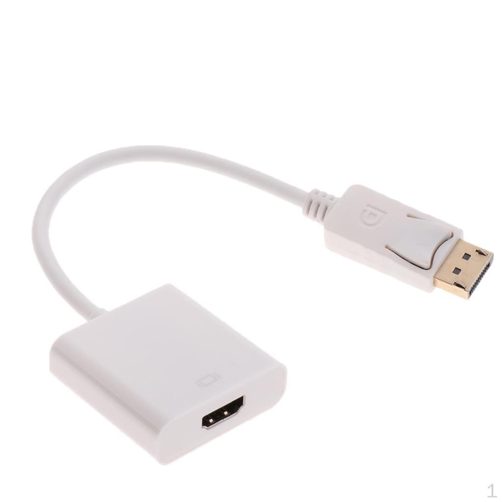 

Male To Female Cable Converter Adapter For PC білий