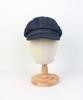 Yunibeosyeolkemiseuteuli Dark Denim Logo Newsboy Cap