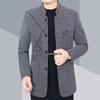 Veste d'hiver à col montant pour homme: Nouveaux Vêtements d'extérieur Décontractés Élégants