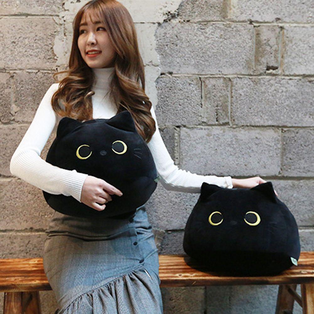 Soft Pillows Animal Cat Shaped Stuffed Toys Cat Plush Pillows Black Cat Plush Doll Cat Plush Toys
