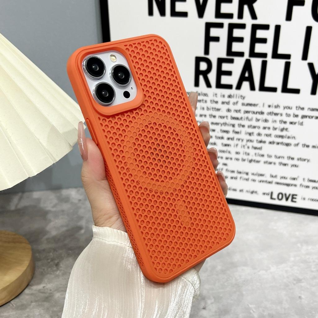 For MagSafe Magnetic Honeycomb Mesh Phone Case For iPhone 17 Pro Max 16 15 14 Plus 13 12 11 Heat Dissipation Shockproof Cover