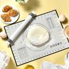 Adjustable Silicone Rolling Pin Set with Mat