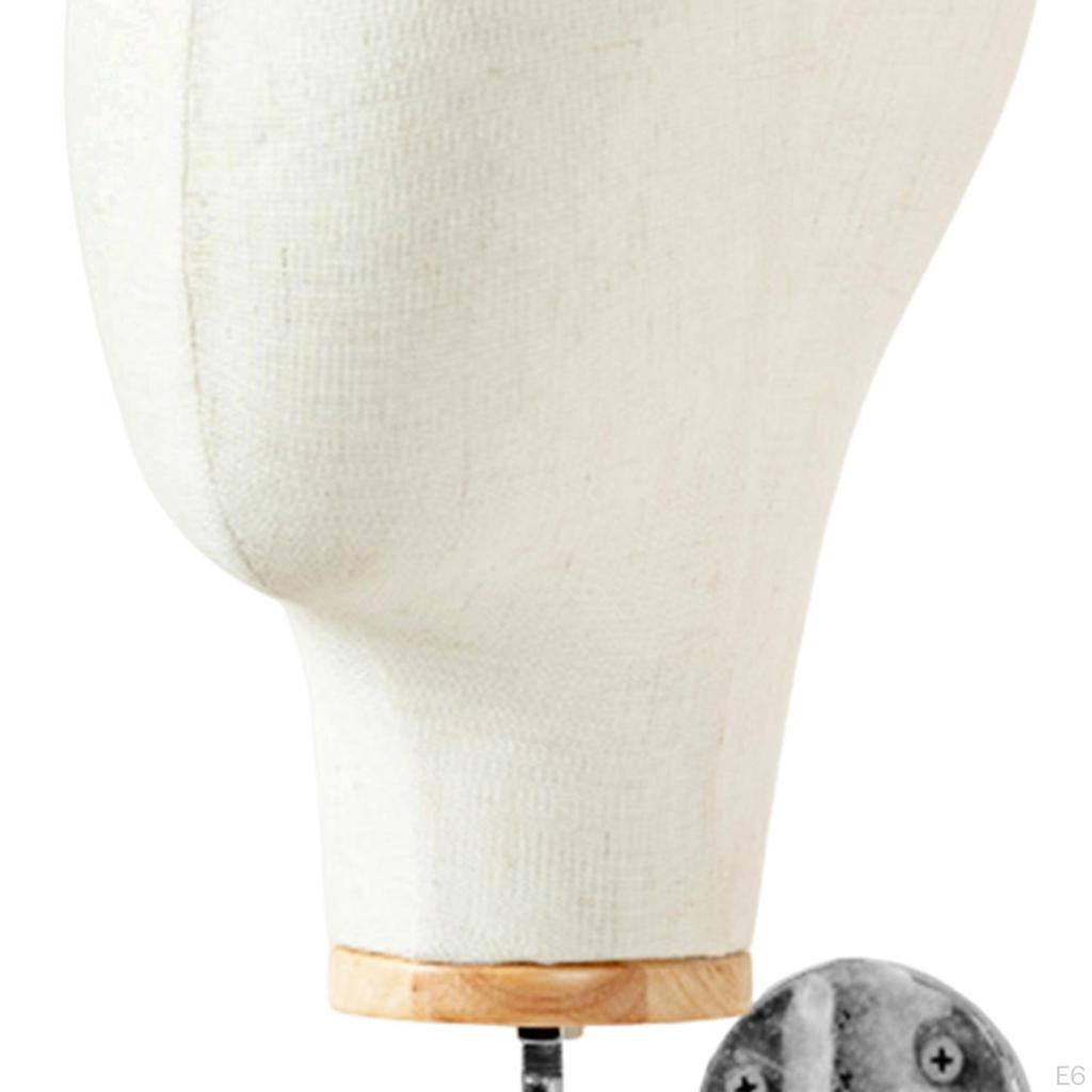 Canvas Mannequin Head Display for Wigs And Hats In Home Or Salon