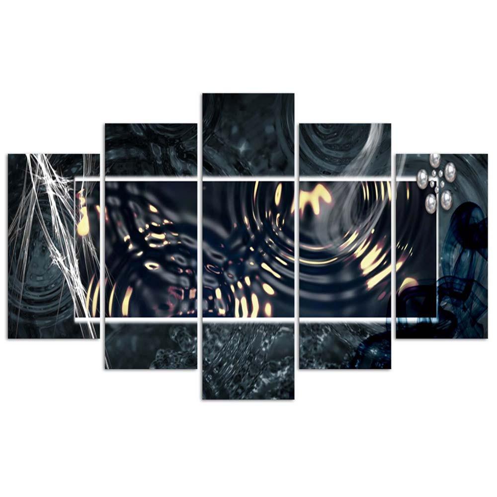 Obraz na plátně z pěti kusů Abstrakce