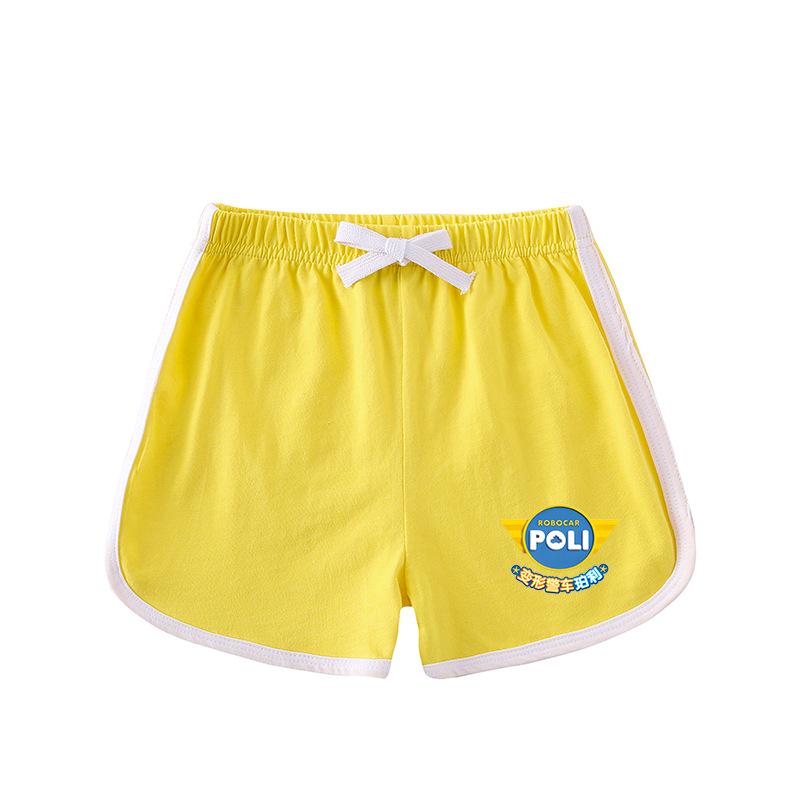 Kids' Summer Color Block Set: Short Sleeve T-shirt & Shorts for Boys and Girls