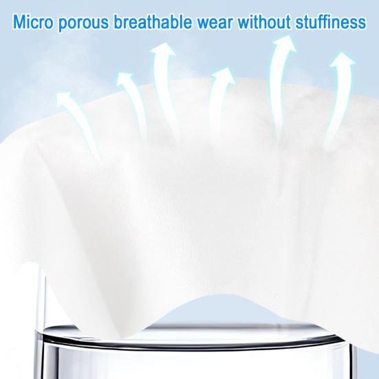 Yousheng 10Pcs Crown Sweat Absorbent Towel Disposable Non-woven Fabric Breathable Portable Toddlers Boys Girls Absorbent Back Wipe Pad