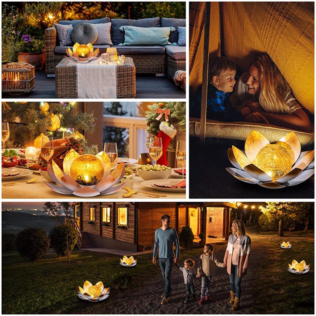 Lotus Solar Light, Floating Flower Night Lamp, for Pond Swimming Pool Garden