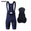 Men's Summer Breathable Quick-Dry Cycling Bib Shorts with Padded Protection