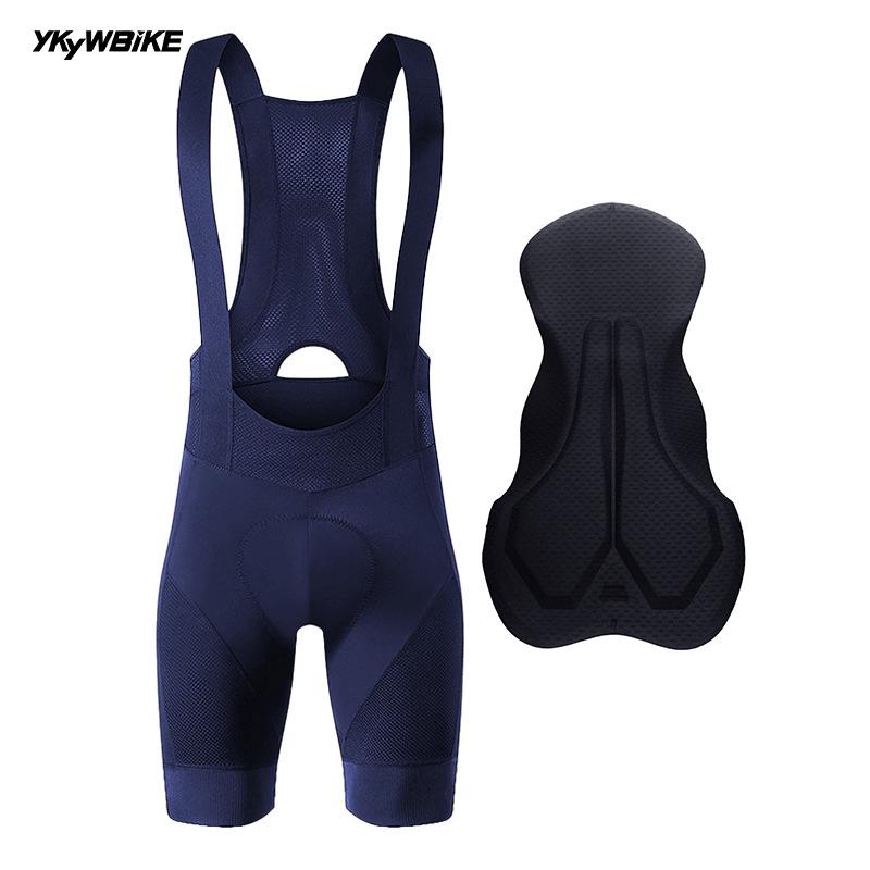Men's Summer Breathable Quick-Dry Cycling Bib Shorts with Padded Protection