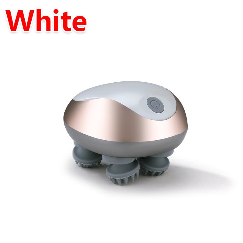 Mini Scalp Massager Head Spa Machine Magnetic Suction Charging Silicone Shoulder Kneading Vibration Massage Relief Tool