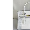 New Women Cowhide Handbag Crocodile Embossed Genuine Leather Top Handle Purse Fashion Shoulder Crossbody Bag for Daily Use- NO LOGO