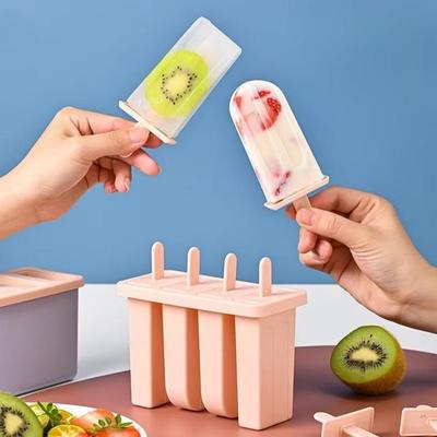 Dondurma/Sorbe Kalıbı Gıda Sınıfı Ev Tipi Dondurma Yapma Donmuş Buz Kutusu Aşındırıcı Aletler Kapaklı Ev Yapımı Dondurma Aracı