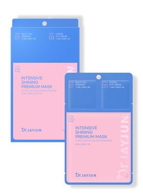 JAYJUN Koreanische Kosmetik Dermatologie Tuchmaske Gesichtspackung Strahlend Premium Dr.. 3-Schritt (Intensivmaske)