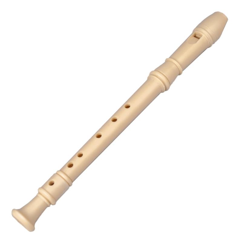 Soprano Recorder Hole 6/8 Hole C Key Descant Recorder German Style Treble Flute for Kids with Cleaning Rod & Storage Bag