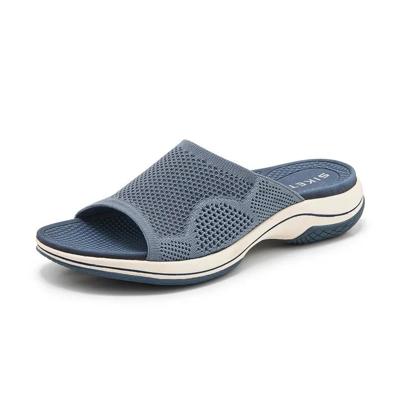 Fashion Shoes for Women Summer Open Toe Casual Breathable Outdoor Beach Platform Sandals Slippers Women Casual Wedges Plus Size 36-42