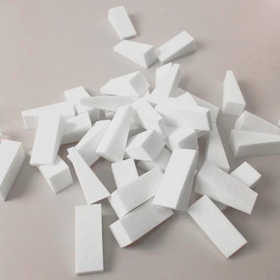 50Pcs Makeup Wedges Sponge Set Latex Free Foam Blenders for Powder Liquid Makeup Nail Art Tools for Coloring Painting