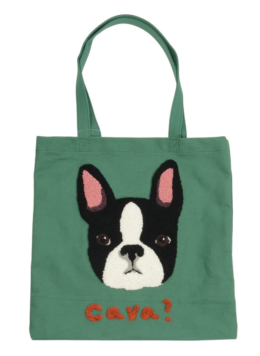 

Холм Друзей уаф уаф & мяу рынок (Марше Вафувафу и Мяу) Сумка-тоут без боковых складок Sagara с вышивкой, дизайн с французским бульдогом, 912175