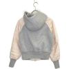 PEUTEREY PED3133 Grey X Pink Down Switch Parka Tops 38 Gray/PinkUsed