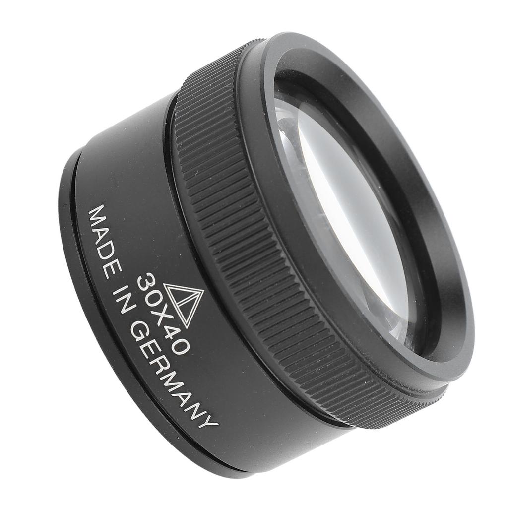 30X Jeweler Loupe Optical Lens Portable Magnifying Glass Eye Loupe Magnifier Loop for Coins Gems Stamps