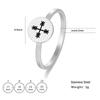 Dawapara Vintage Odin Symbol Ring Tribal Ancient Symbols Runes Wiccan Protection Amulet Finger Rings Stainless Steel Jewelry