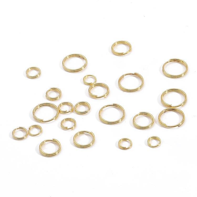 Eisen Biegeringe: Handgemachte DIY Schmuckherstellungsmaterialien für Ohrringe, Armbänder, Halsketten, Anhänger und Verbinder.