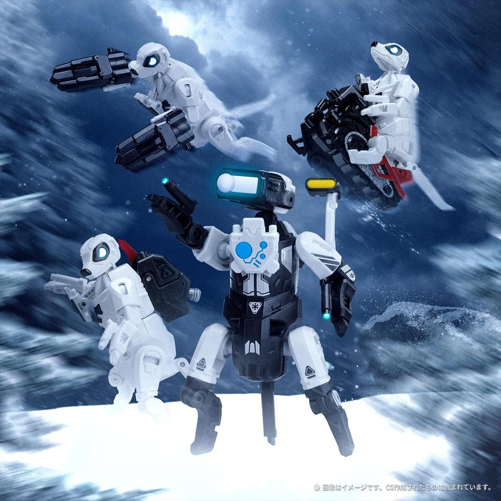 52TOYS BEASTBOX BB-48GT GHOST TEAM Transforming Action Figure - Painted, Highly Articulated, Animal, Mech, Robot, Cube - Perfect Gift for Kids, Boys,