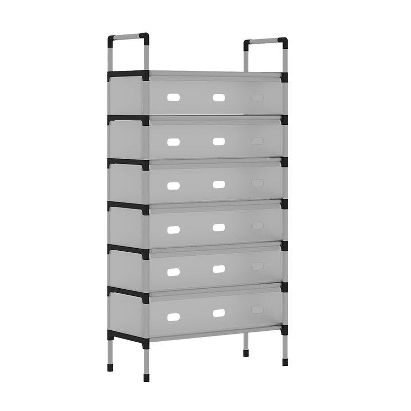 Shoe Cabinet 1.0: Classic Multi-Layer Dustproof Entryway Rack for Household