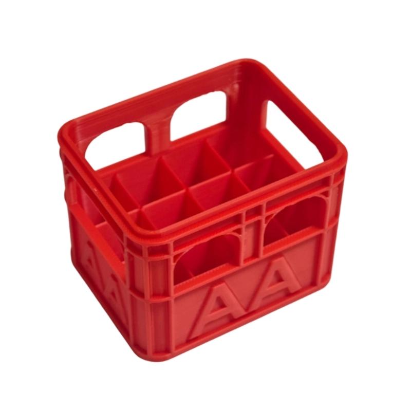 3D-gedruckter Batterie-Organizer, stapelbar für 2A 3A 18650 Batterien, mit großer Speicherkapazität, Batteriebox