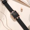 OLEVS Silicone Classic Quartz Gift for Women's Watch, Band, Watch, Elegant, Popular, Stylish, Women, Rosegold-Black