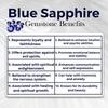 CERTIFIED 7.37 Ct Natural Lite Blue Trillion Sapphire Rare and Unique Gemstone A-1