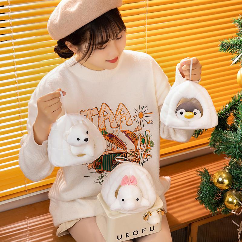 Polar Oceanarium Penguin Plush Toy With Pp Cotton Filling For Kids And Collectors