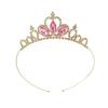 2024 Frozen Princess Crown Headgear Girls Birthday Gift Hair Accessories Fashion Headband Delicate Elsa Crown