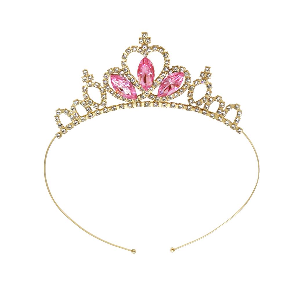 2024 Frozen Princess Crown Headgear Girls Birthday Gift Hair Accessories Fashion Headband Delicate Elsa Crown