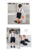 Boys' Black Leather Shoes Soft Sole, Korean-Style, for Spring/Autumn 2025 School Performance.