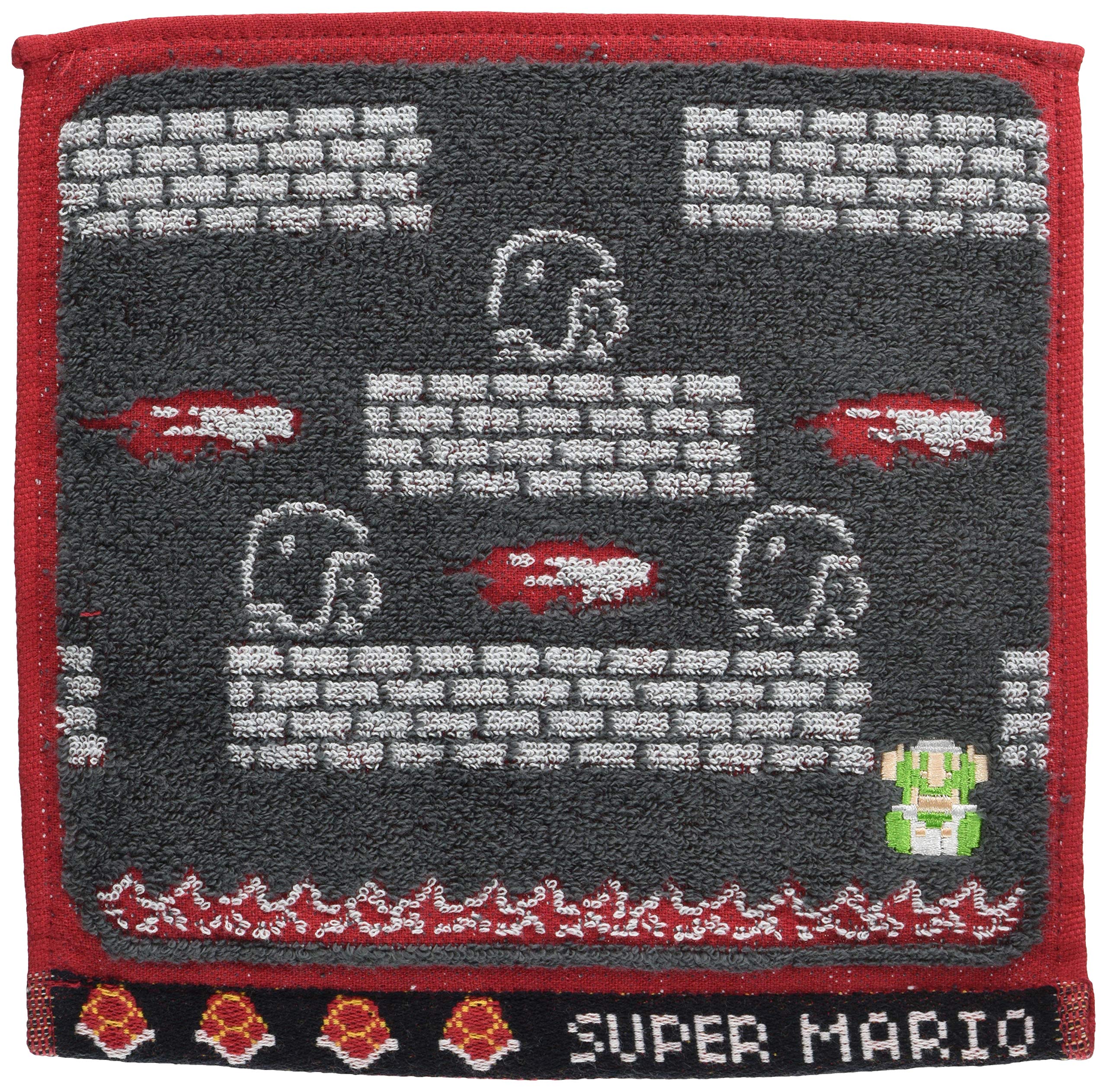 

Marushin Hand Mini Nintendo Mario Castle Cotton Character Perfect Gift for 4485005100 Towel, Towel, Bowser s Stage, Handkerchief, Design, Absorbent,